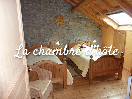 La chambre d’hôte